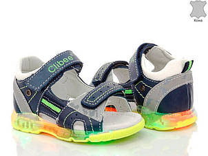 Шкіряні сандалі для хлопчиків f265 Clibee розміри 22, 23, 26
