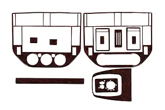 Декоративні накладки на панель Дерево для Ford C-Max 2004-2010 рр.