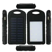 Зовнішній акумулятор c LED Power bank L3 solar 10000 mAh, фото 2