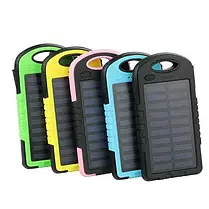 Зовнішній акумулятор c LED Power bank L3 solar 10000 mAh, фото 3
