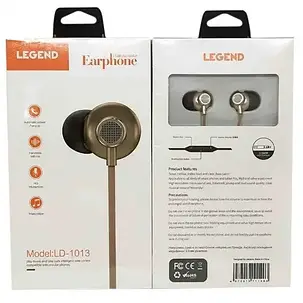 Навушники вакуумні LEGEND LD1013, фото 3