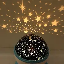 Нічник-проектор "Зоряне небо" Star Master Dream rotating projection lamp, фото 3