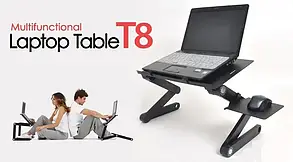 Столик трансформер для ноутбука Laptop Table T8, фото 3