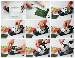 Прилад для приготування ролів і суші Perfect Roll Sushi, фото 2