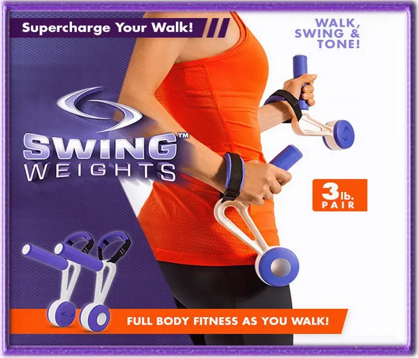 Гантелі обважнювачі для спортивної ходьби та фітнесу Swing Weights