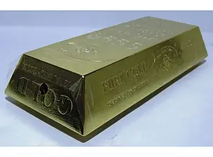 Запальничка настільна - злиток золота ZK7-38, фото 2