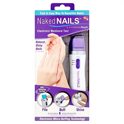 Прилад для поліровки і шліфування нігтів Naked Nails, фото 2