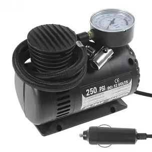 Автомобільний насос компресор Air Compressor DC-12V / 250 PSI, фото 3