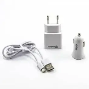 Зарядний пристрій 220В з кабелем USB - micro USB Inkax CD-43-M-V8, фото 2