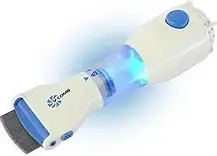 Електричний гребінь від вошей з витяжкою licrtec V-comb | Гребінець від вошей, фото 2