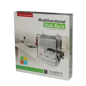 Сушарка для посуду Multi Function Folding Dish Rack, фото 2