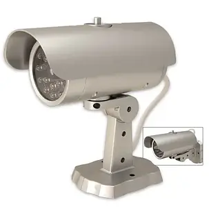 Муляж камеры видеонаблюдения Mock Security Camera ZL 2011 - камера обманка со светодиодом, фото 2