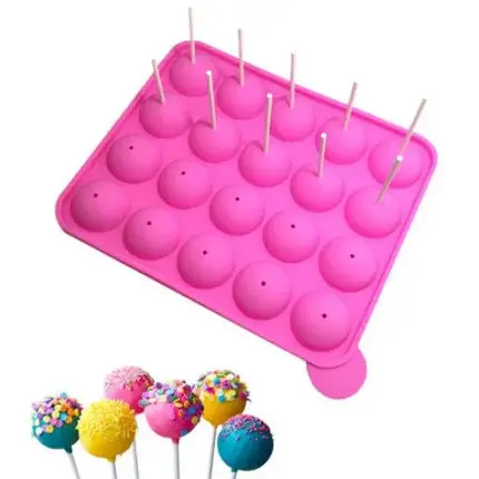 Силіконова форма для випічки цукерок Tasty Top Cake Pops, фото 2