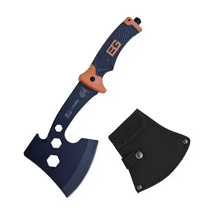 Сокира GERBER 27 см, з отвором під шестигранник, крюком, в чохлі, фото 2