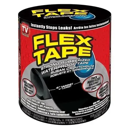 Міцна водонепроникна клейка стрічка Flex Tape, фото 2