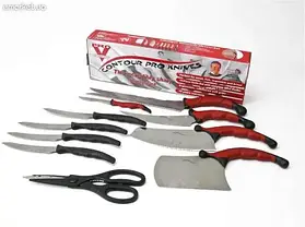 Контр Про - Набір кухонних ножів Contour Pro Knives - дивовижний, практичний і чудовий набір, фото 2