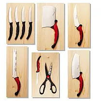 Контр Про - Набір кухонних ножів Contour Pro Knives - дивовижний, практичний і чудовий набір, фото 3