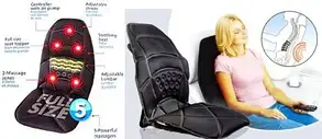 Масажна накидка Massage seat topper на сидіння, фото 3