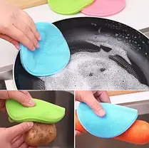 Набір універсальних силіконових щіток - губок Better Sponge, фото 4