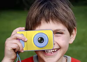 Дитячий цифровий фотоапарат Smart Kids Camera V7 Blue, фото 2