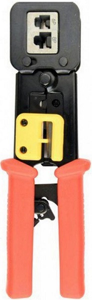 Інструмент Cablexpert T-WC-05 для обжиму кабеля роз'ємів RJ45 / RJ12 / RJ11, обрізає при обтиску (код 116002)