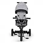 Триколісний велосипед KiderKraft Twipper Gray, з ручкою для батьків, легкий каркас з магнієвого сплаву, фото 3