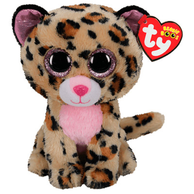 Дитяча м'яка іграшка TY Beanie Boos Леопард Livvie 25 см 36490, фото 1