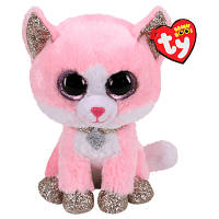 Детская мягкая игрушка TY Beanie Boo's Кот Fiona 25 см 36489