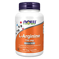 L-ARGININE 700 mg NOW (180 вег капсул)