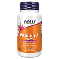 Vitamin A 25000 IU NOW (250 капсул)