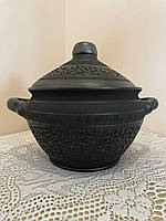 Баняк - каструля керамічна глиняна 3-4л для запікання в духовках ручна робота