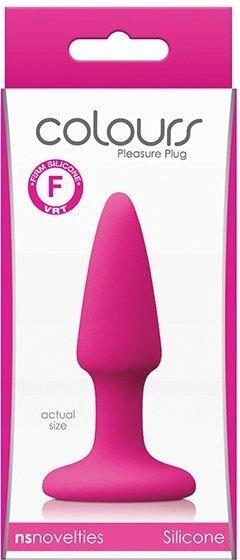 Анальний корок COLOURS PLEASURES MINI PLUG PINK, фото 1
