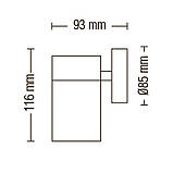 Фасадний настінний Світильник Horoz "MANOLYA-1" GU10, фото 2