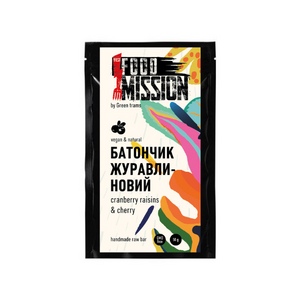 Батончик журавлиново-вишневий