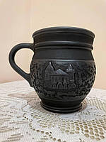 Чашка глиняна керамічна Замок 430мл