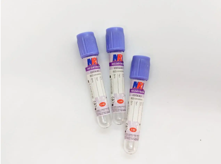 Пробірка вакуумна для забору крові Medrynok, 2 мл, EDTA K3, 13х75 мм, 1уп.