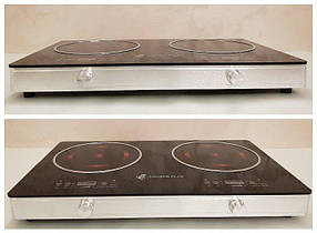 Плита електрична Ancher Plus SV-1906 індукційна 2 комфорки, фото 4