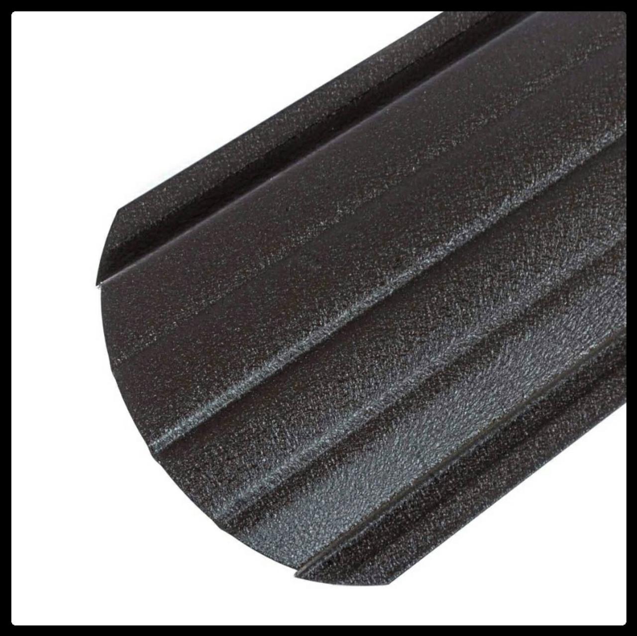 Металевий штакетник 0,45 х 105 мм  ⁇  MAT  ⁇  RAL 8019