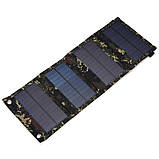 Сонячний заряд Solar Power Bank 14w 5V 1A (Камуфляж), фото 4