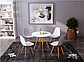 Комплект кухонних меблів, стіл та чотири стільці в скандинавському стилі MUF-ART, фото 3