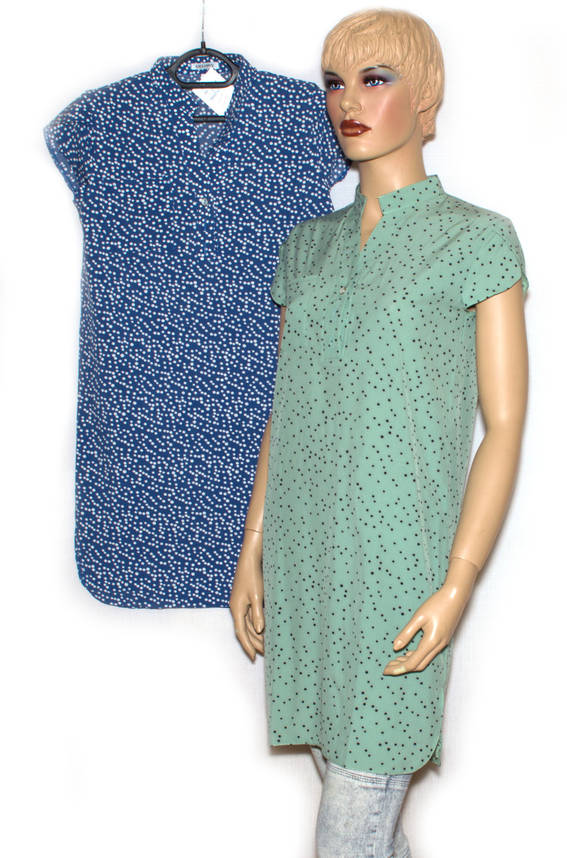 Сукня сорочка з коротким рукавом на літо (42,44,46,48), фото 2