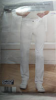 Мужские однотонные джинсы crane, размер m (48/50), белый