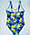 Жіночий купальник відрядний монокіні Esmara (EUR 44р) синій з жовтим (312243), фото 2