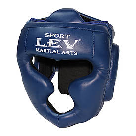 Шолом тренувальний для боксу та єдиноборств Lev стрейч, синій (р-рS-XL)