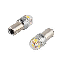 Світлодіод 12/24V T8 Білий T4W 4x2835SMD 150Lm 6000K "Brevia" CANbus №10219 (2шт)