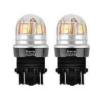 Світлодіод 12/24V P27/7(3157) Білий P27/7W 6x2835SMD 330Lm 6000K "Brevia" CANbus №10239 (2шт)