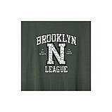 Чоловіча літня трикотажна оливкова футболка, фото 2