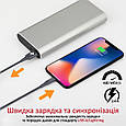 Кабель Promate NerveLink-i2 USB/Lightning MFI 2.4А 2 м Grey (nervelink-i2.grey), фото 2