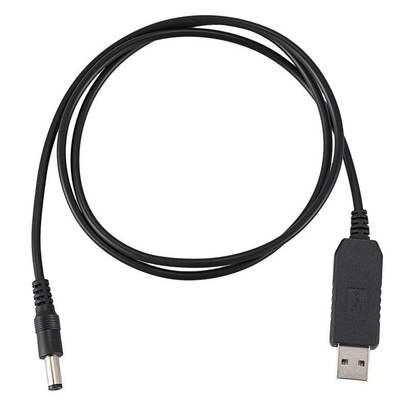 Зарядний кабель конвертер з 5V на 9V 1A від USB для рацій, Wi-Fi роутера