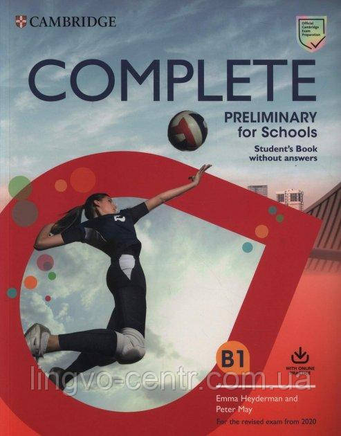 Complete Preliminary for Schools В1 SB without Answers with Online Practice, фото 1